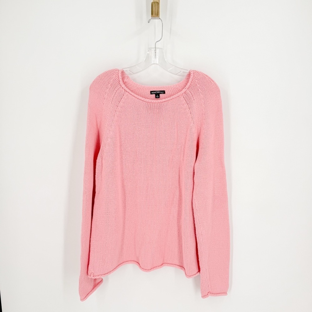 J. Crew Factory Blush Crew Neck Sweater